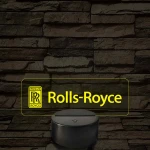 Rolls-Royce logó – 7 színű, színváltós LED lámpa
