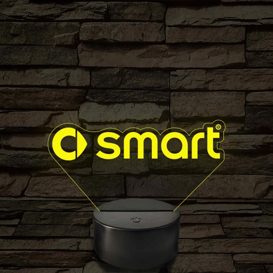 Smart logó – 7 színű, színváltós LED lámpa