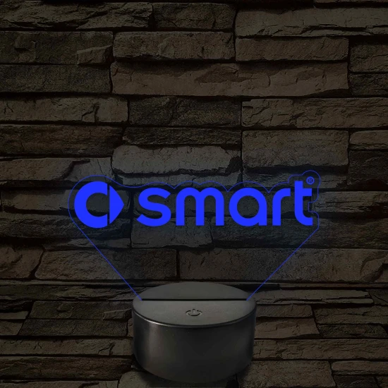 Smart logó – 7 színű, színváltós LED lámpa