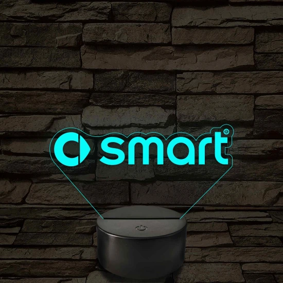 Smart logó – 7 színű, színváltós LED lámpa
