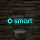 Smart logó – 7 színű, színváltós LED lámpa