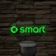Smart logó – 7 színű, színváltós LED lámpa