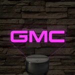 GMC logó – 7 színű, színváltós LED lámpa