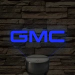GMC logó – 7 színű, színváltós LED lámpa