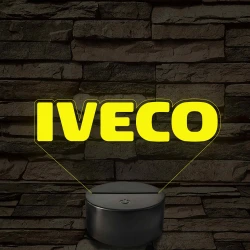 Iveco logó – 7 színű, színváltós LED lámpa