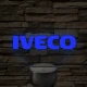 Iveco logó – 7 színű, színváltós LED lámpa