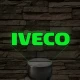 Iveco logó – 7 színű, színváltós LED lámpa