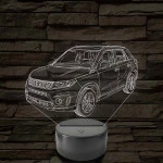 Suzuki Vitara 7 színű színváltós 3D led lámpa