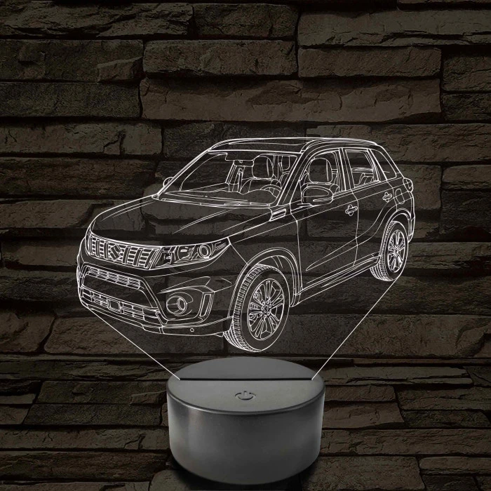 Suzuki Vitara 7 színű színváltós 3D led lámpa