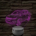 Suzuki Vitara 7 színű színváltós 3D led lámpa