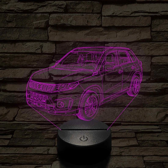 Suzuki Vitara 7 színű színváltós 3D led lámpa