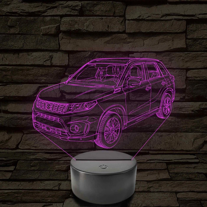 Suzuki Vitara 7 színű színváltós 3D led lámpa