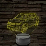 Suzuki Vitara 7 színű színváltós 3D led lámpa