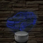 Suzuki Vitara 7 színű színváltós 3D led lámpa