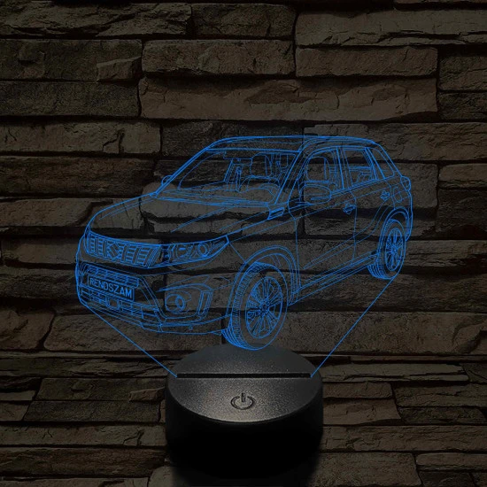 Suzuki Vitara 7 színű színváltós 3D led lámpa