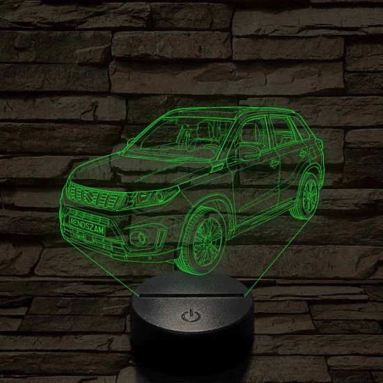 Suzuki Vitara 7 színű színváltós 3D led lámpa