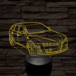 Alfa Romeo 159 Sportwagon Estate autó 7 színű 3D led lámpa