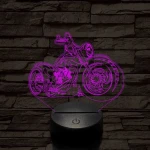 Chopper motor 3D led lámpa