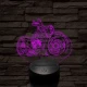 Chopper motor 3D led lámpa