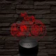 Chopper motor 3D led lámpa