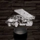 Szovjet katyusha 3D led lámpa