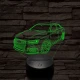 Audi RS3 Sedan 2018 7 színű 3D led lámpa