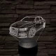 Audi RS3 Sedan 2018 7 színű 3D led lámpa