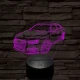 Audi RS3 Sedan 2018 7 színű 3D led lámpa