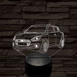 Suzuki Swift 2021 7 színű 3D led lámpa
