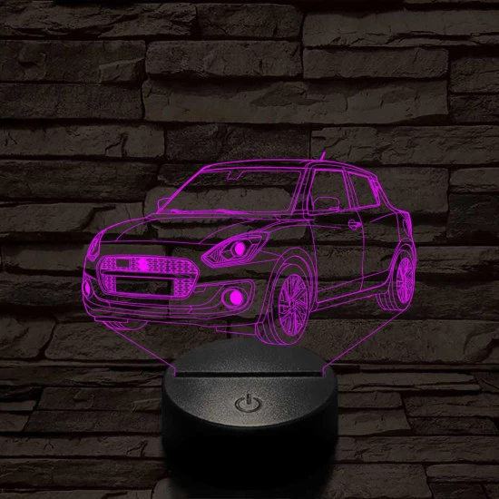 Suzuki Swift 2021 7 színű 3D led lámpa