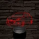Suzuki Swift 2021 7 színű 3D led lámpa