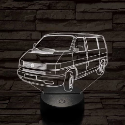 Volkswagen T4 kisbusz 7 színű 3D led lámpa