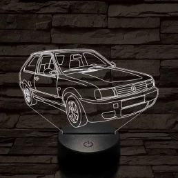Volkswagen polo 7 színű 3D led lámpa