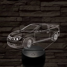 Chevrolet cobalt 7 színű 3D led lámpa