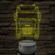Kamion DAF 7 színű 3D led lámpa