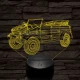 Volkswagen kétéltű gyalogsági jármű 7 színű 3D led lámpa