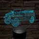 Volkswagen kétéltű gyalogsági jármű 7 színű 3D led lámpa