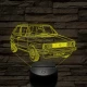 Volkswagen Golf 1 kereklámpás –  7 színű, színváltós 3D LED lámpa