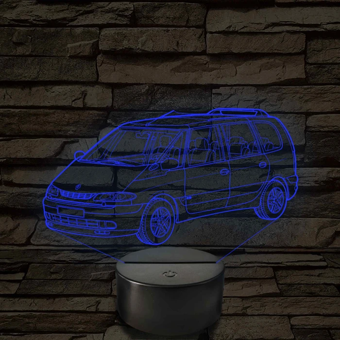 Renault Espace III – 7 színű, színváltós LED lámpa