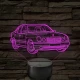 Mercedes W210 E-Class – 7 színű, színváltós 3D LED lámpa
