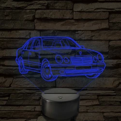 Mercedes W210 E-Class – 7 színű, színváltós 3D LED lámpa