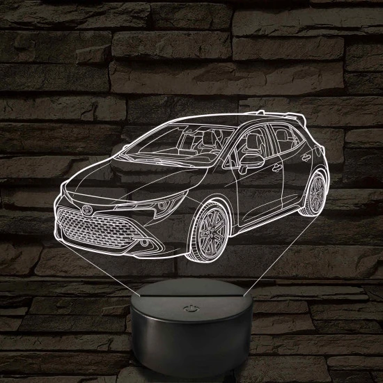 2023 Toyota Corolla – 7 színű, színváltós LED lámpa