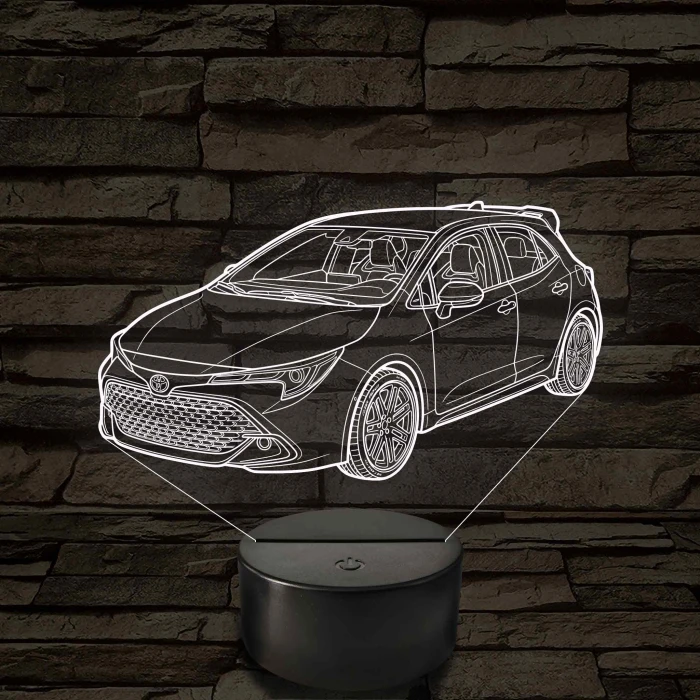 2023 Toyota Corolla – 7 színű, színváltós LED lámpa