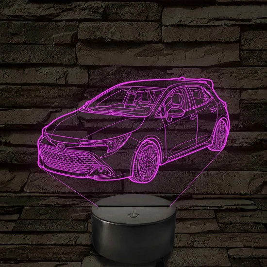 2023 Toyota Corolla – 7 színű, színváltós LED lámpa