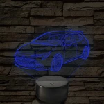 2023 Toyota Corolla – 7 színű, színváltós LED lámpa