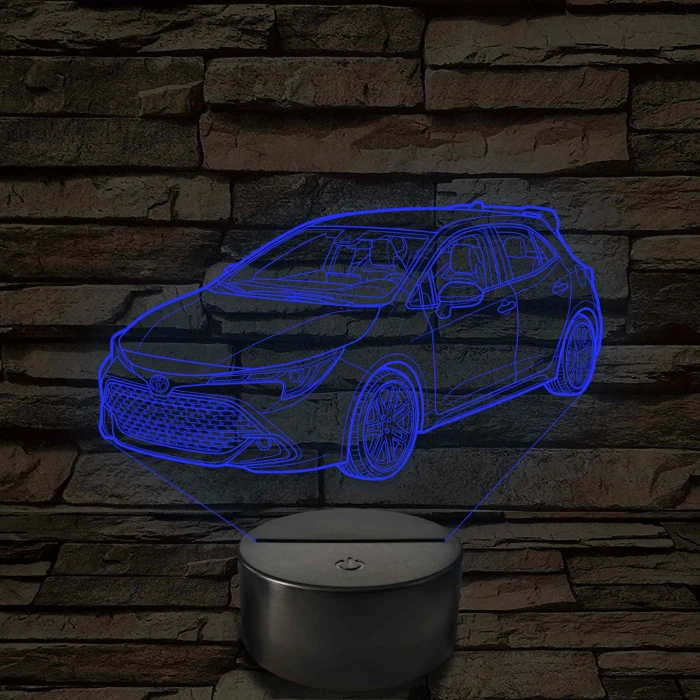 2023 Toyota Corolla – 7 színű, színváltós LED lámpa