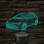 2023 Toyota Corolla – 7 színű, színváltós LED lámpa