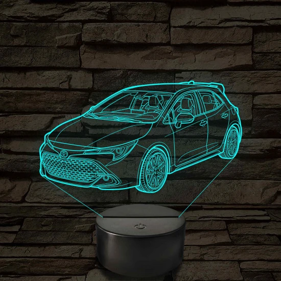 2023 Toyota Corolla – 7 színű, színváltós LED lámpa