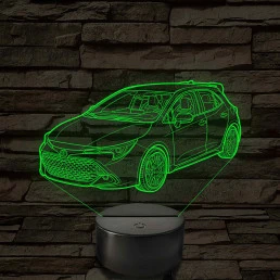 2023 Toyota Corolla – 7 színű, színváltós LED lámpa