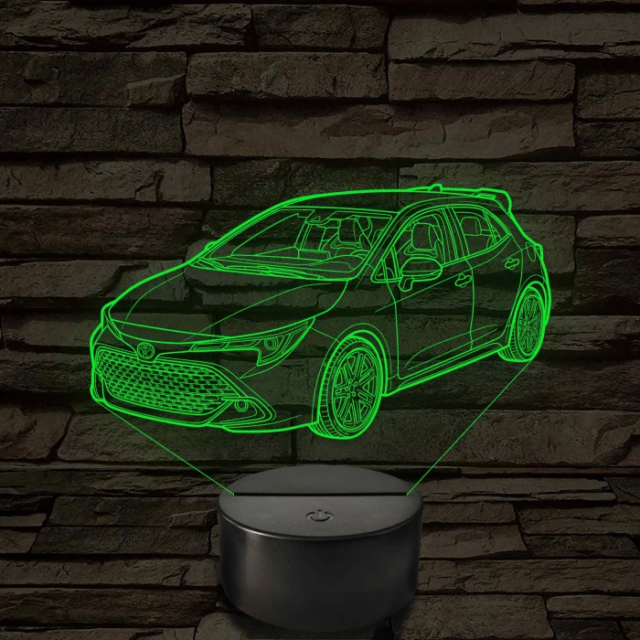 2023 Toyota Corolla – 7 színű, színváltós LED lámpa